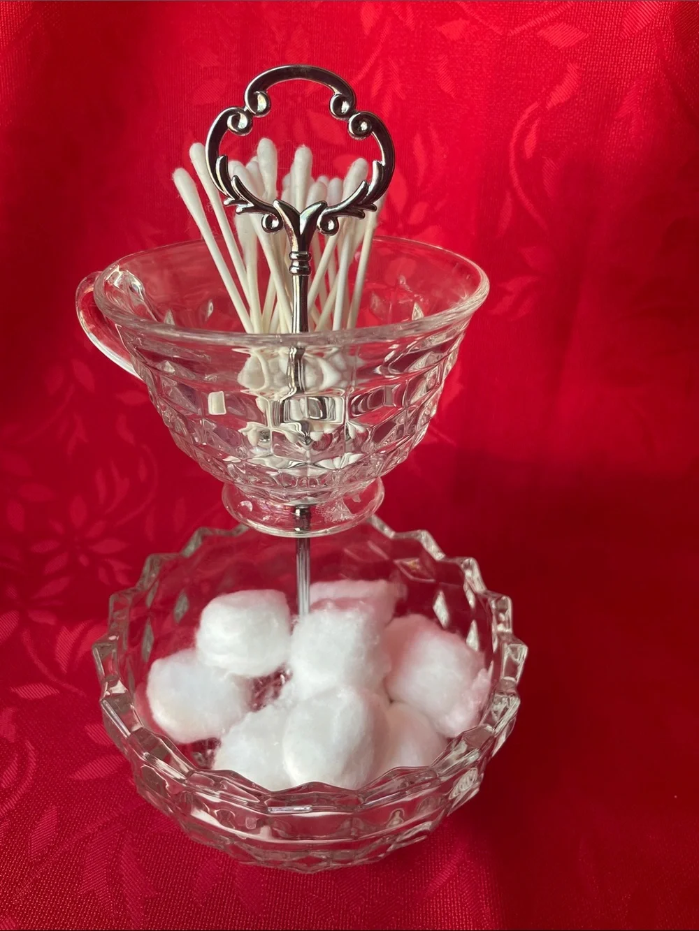 Clear Glass 2-Tier Dessert Stand - Elegant Serving Display